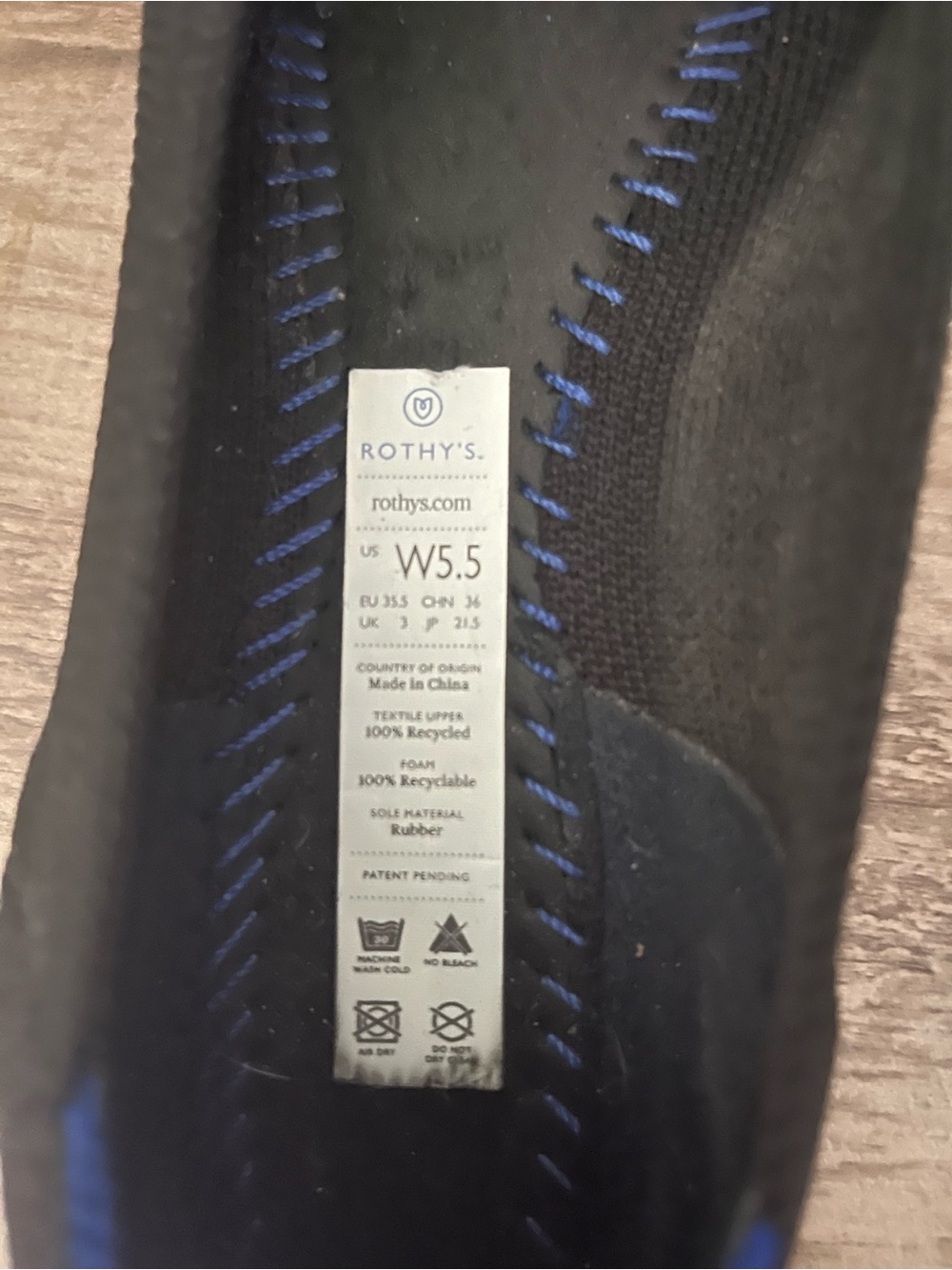 Authentic NWOT Rothy’s The Point Shoes Black - Picture 5 of 5